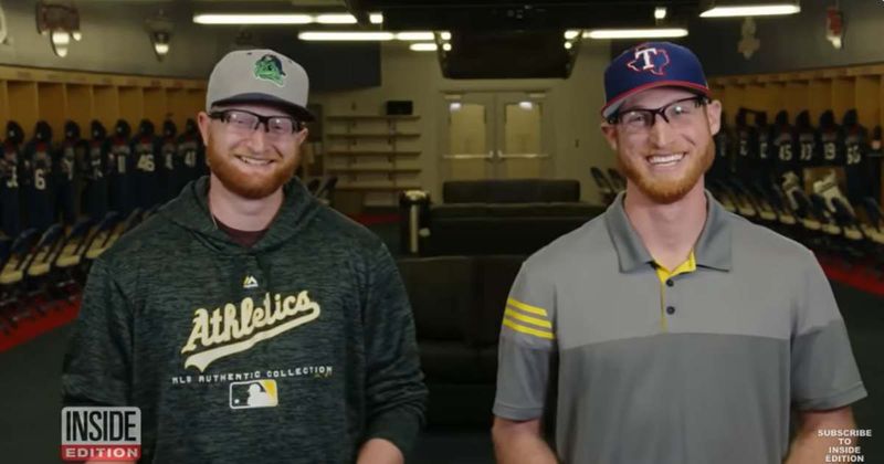 When two 'identical' baseball players with the same name, hair and even glasses took a DNA test