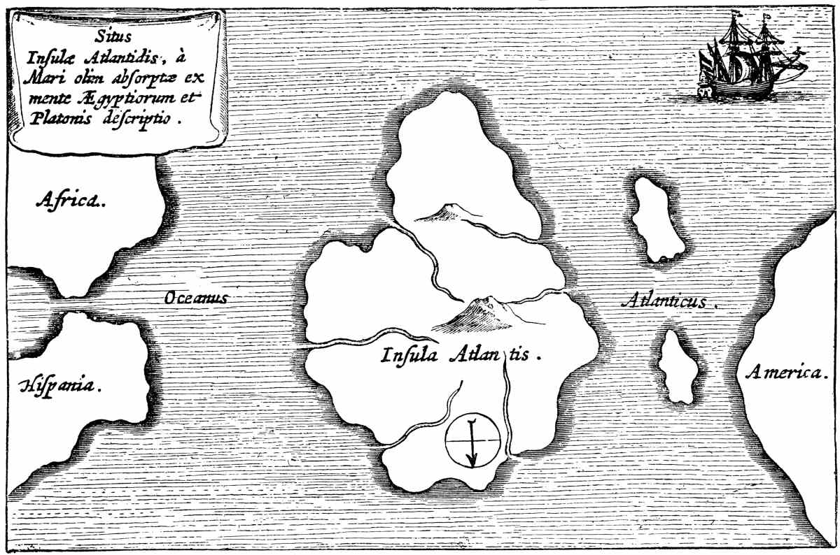 Representative Image Source: Legendary island of Atlantis first described by Plato (Photo by Ann Ronan Pictures/Print Collector/Getty Images)