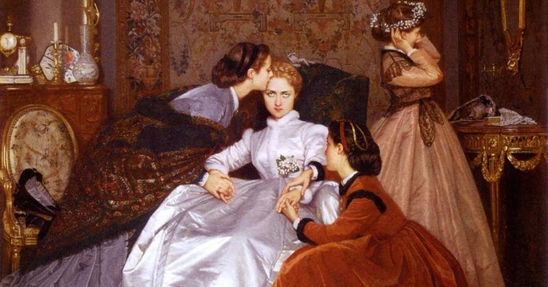 Hilarious reason 19th-century painting 'The Reluctant Bride' is suddenly trending online