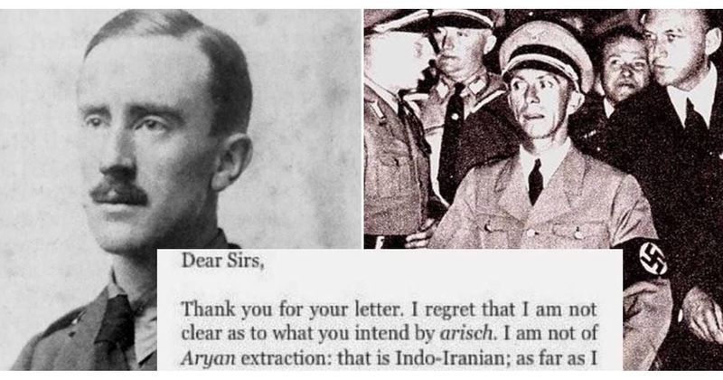 In 1938, Nazis demanded to know if ‘The Hobbit’ author was Jewish. He responded with a high-class burn.