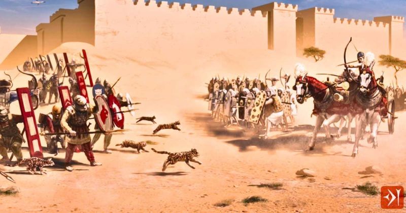 Ancient Egyptians lost a battle when Persian troops used cats against them