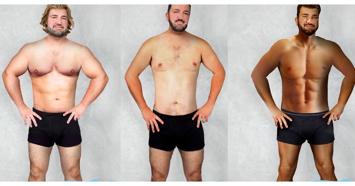 19 countries Photoshopped one man to fit their idea of the perfect body
