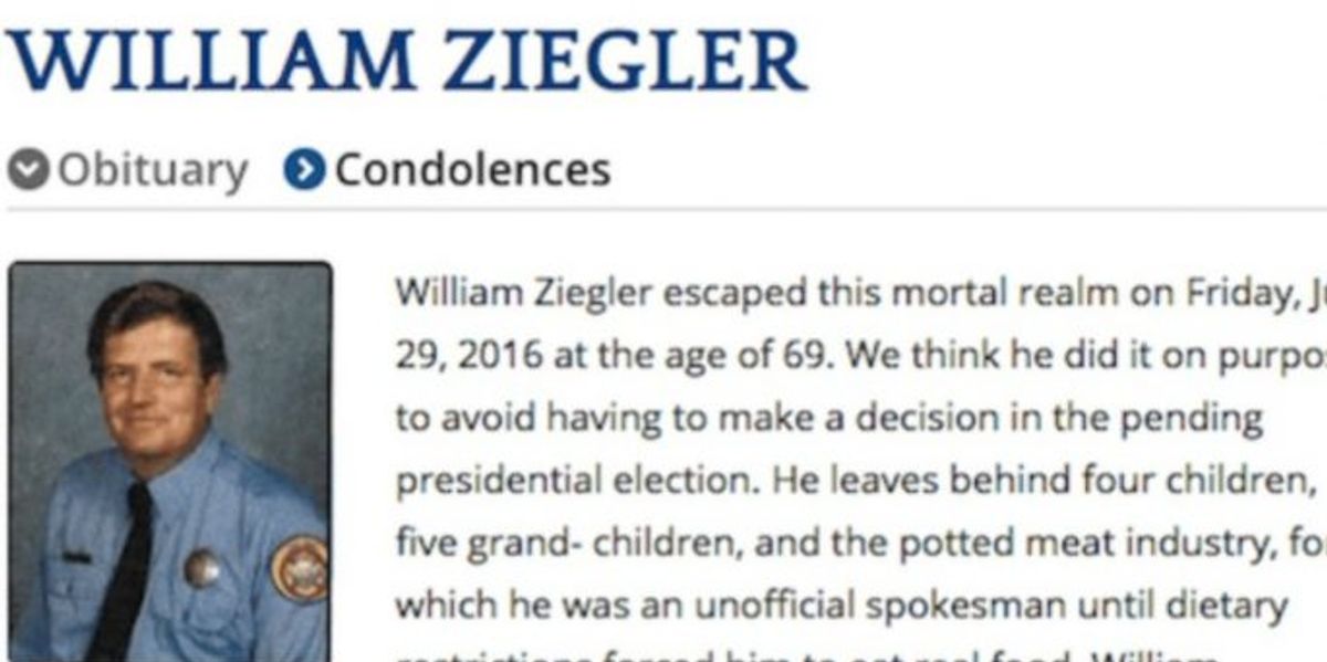 A fireman’s children wrote him a hilariously honest obituary he would have loved.
