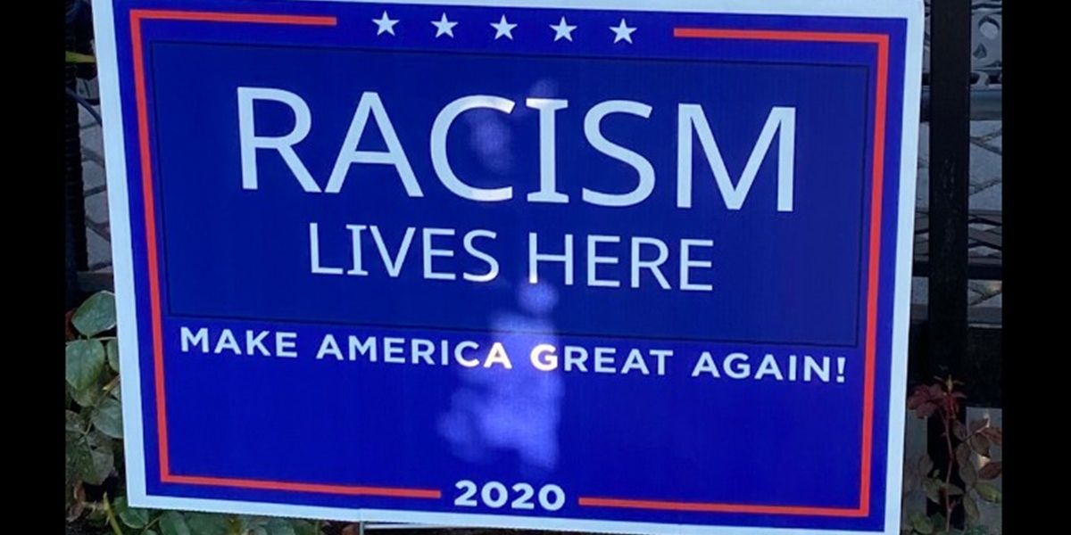 'Racism Lives Here' signs are popping up on lawns near San Diego, California