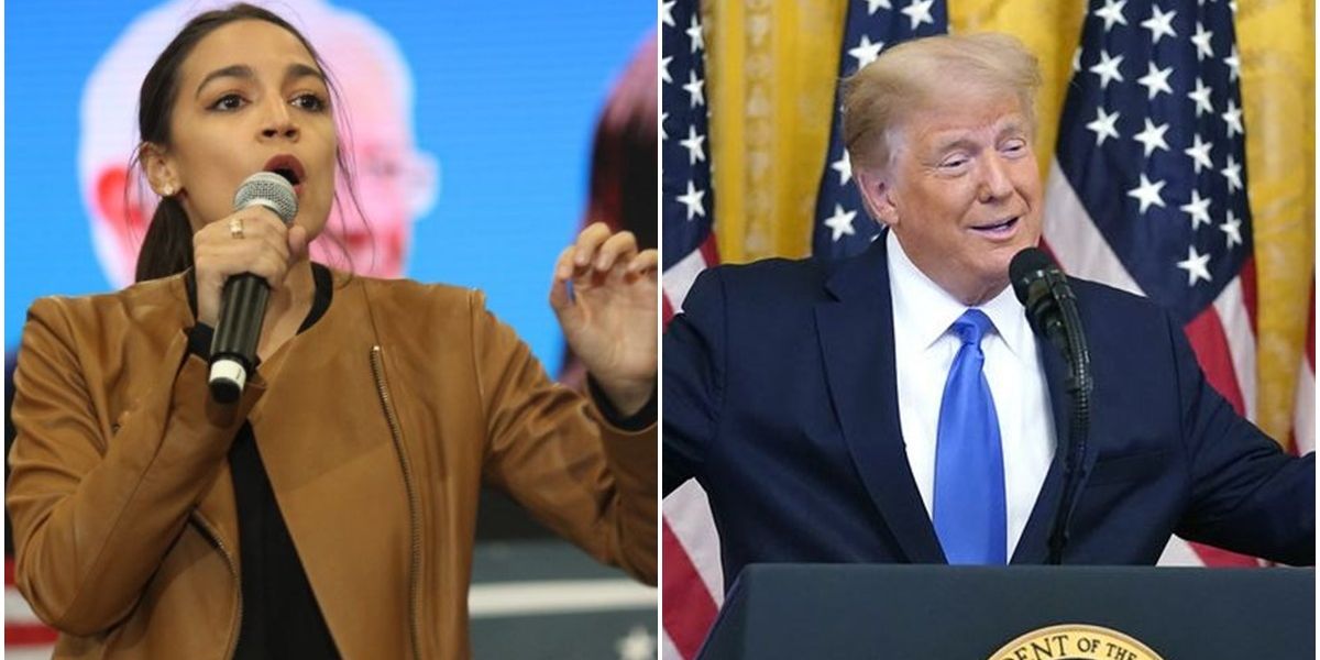 AOC calls Trump a 'walking scam' as records show he paid just $750 in taxes in '16 and '17