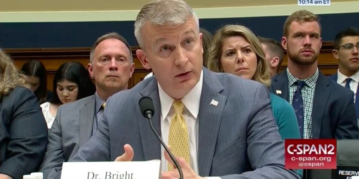 Ousted whistleblower Rick Bright demands a science-based pandemic response