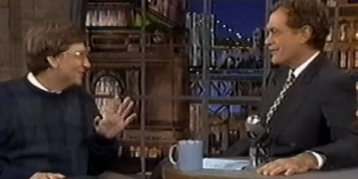Bill Gates explaining the internet to a smug David Letterman in 1995 is hilarious in hindsight