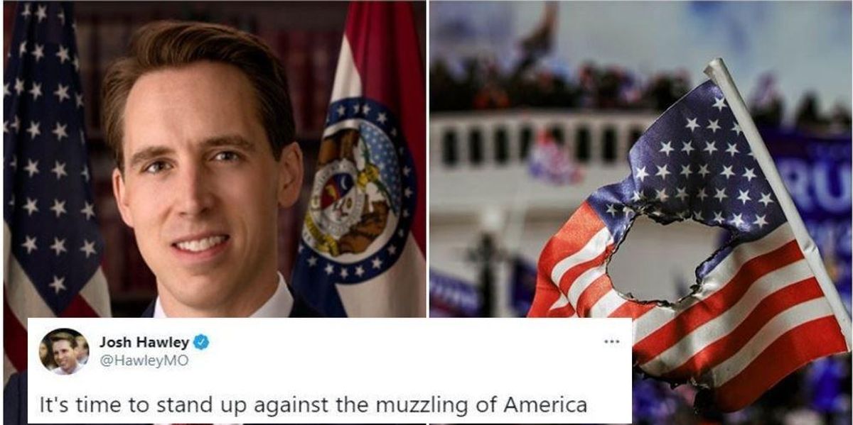 No, Josh Hawley, you're not being 'canceled.' This is what happens when a dumb coup fails.