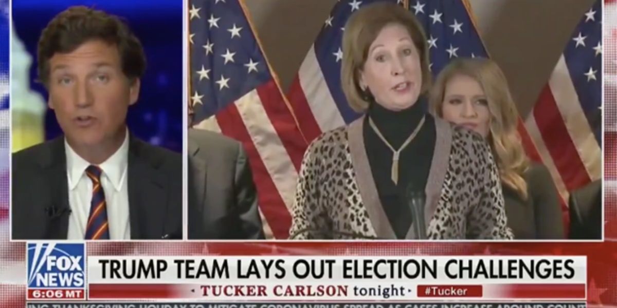 Even Tucker Carlson can't stomach Trump lawyers' latest voter fraud conspiracies