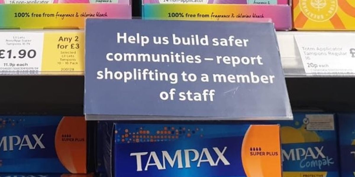 A grocery chain asked people to report tampon shoplifters. It sparked a backlash about women's health.