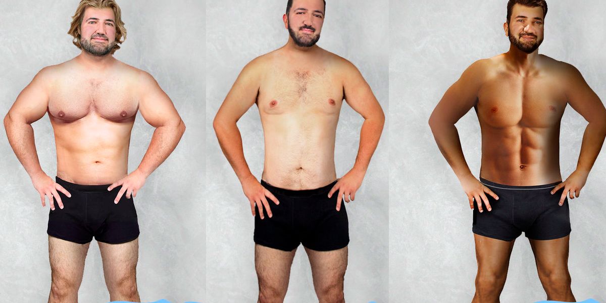 19 countries photoshopped one man to fit their idea of the perfect body