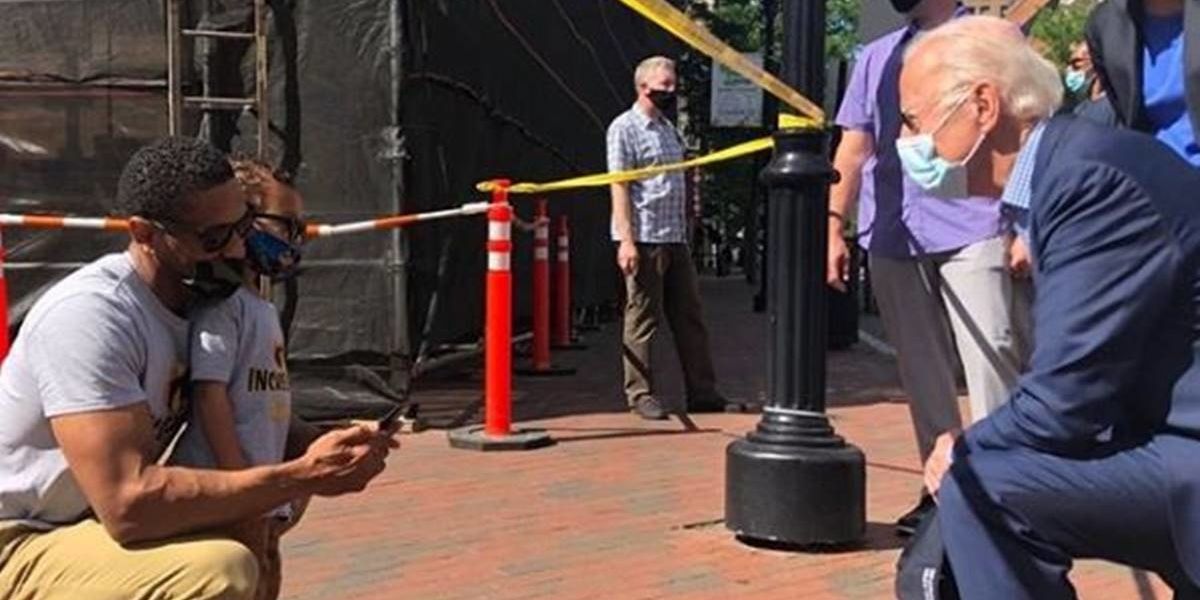 Joe Biden visited George Floyd protest site while Trump raged hidden in White House bunker