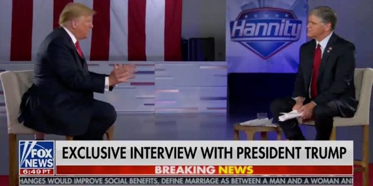 What are Trump's plans for a second term? He couldn't even explain them to Sean Hannity.