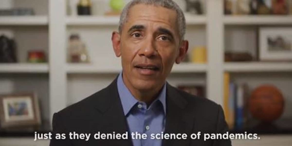 Obama endorses Biden and drops the hammer on Trump's handling of virus in powerful message