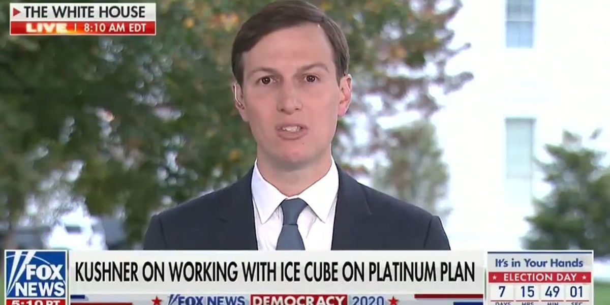 Jared Kushner gave Fox News a shamelessly racist excuse for the struggles of Black Americans