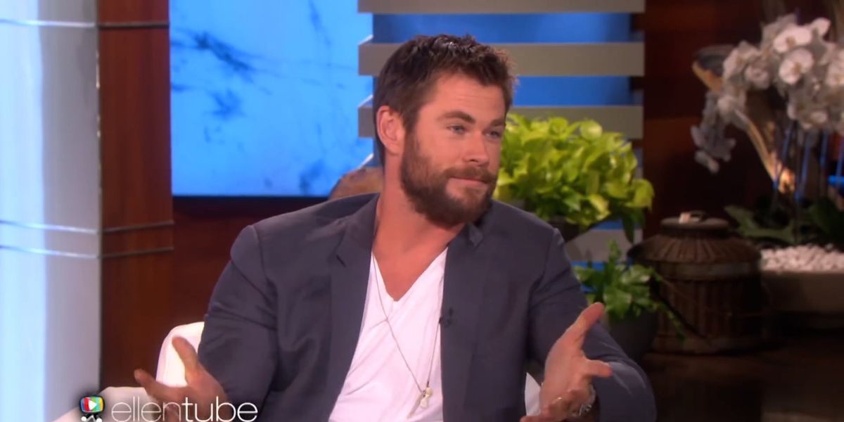 Chris Hemsworth's reaction to his daughter wanting a penis deserves a standing ovation.