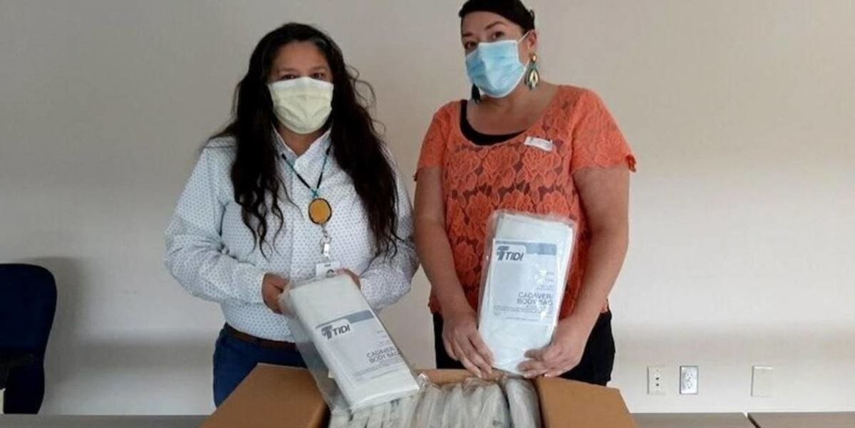 A Native American health center requested equipment to help COVID-19 patients. Instead, they got body bags.