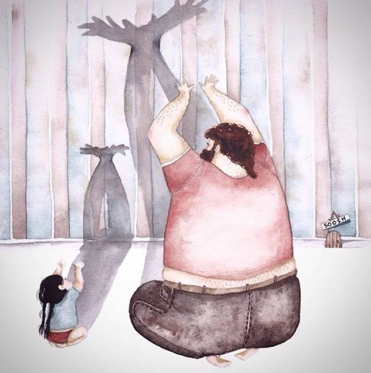 Dads inspire creativity.