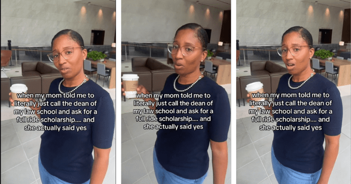 Woman reveals how her mom's simple tip for a full scholarship reshaped her whole future