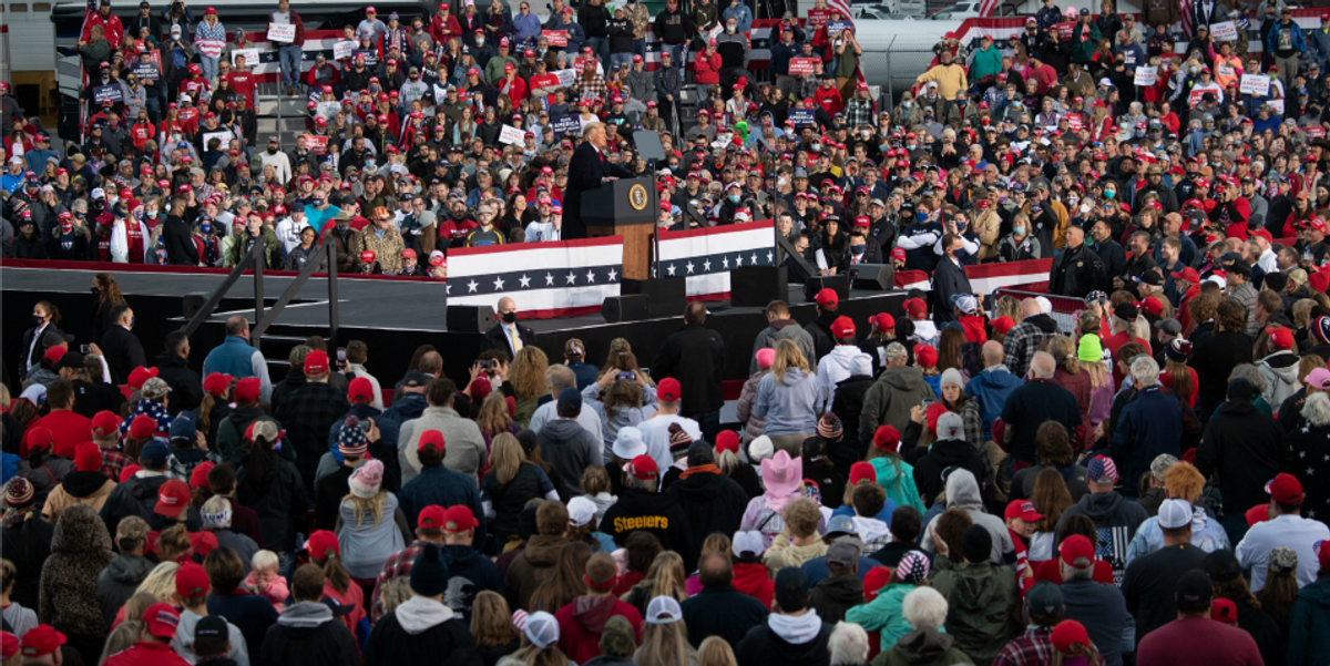 Where Trump goes, COVID follows—cases spike in counties where he's held rallies